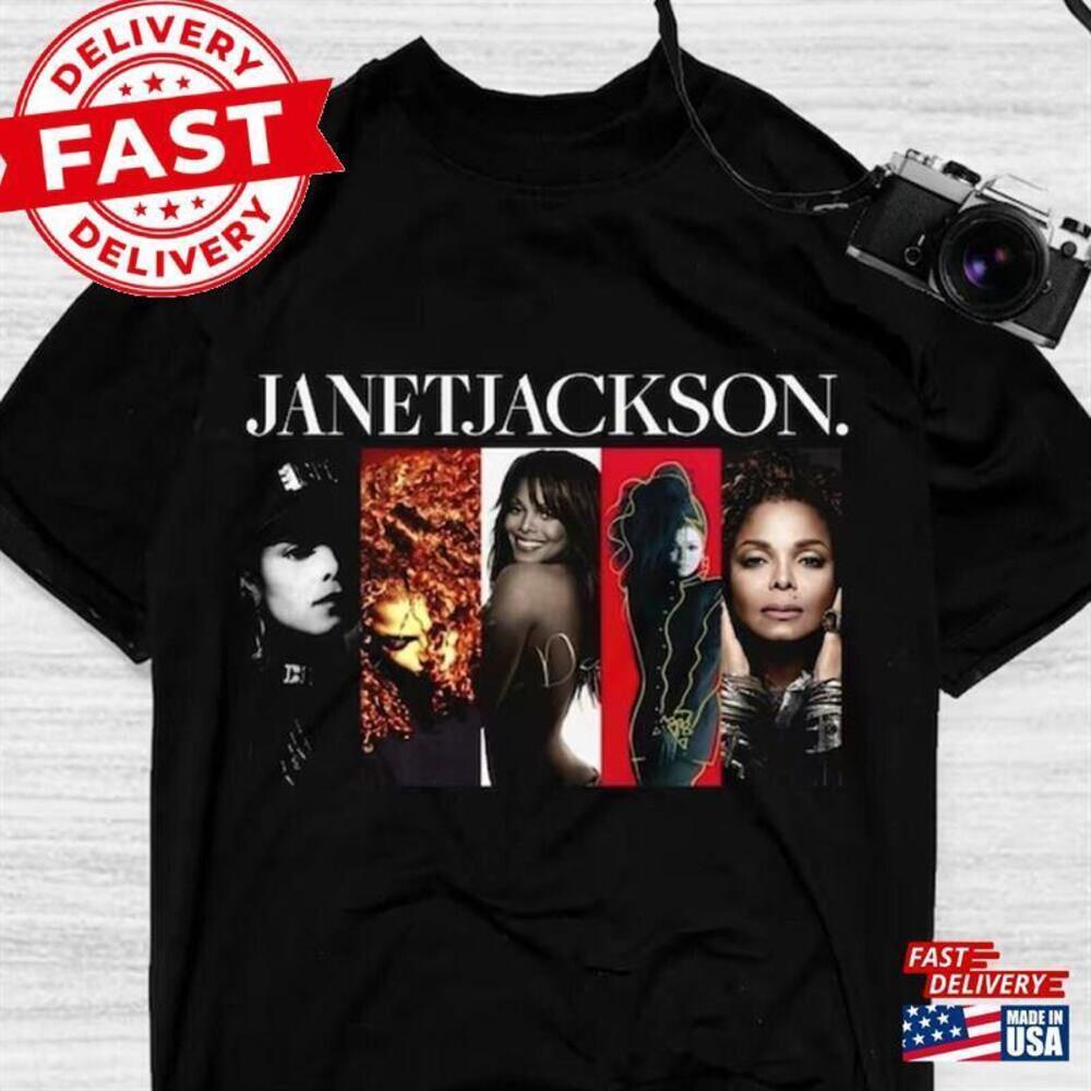 Janet Jackson Collection Singer T-Shirt Shirt Unisex